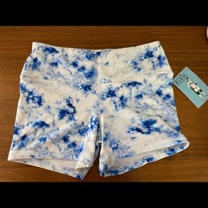 Fleo power high rise shorts NWT